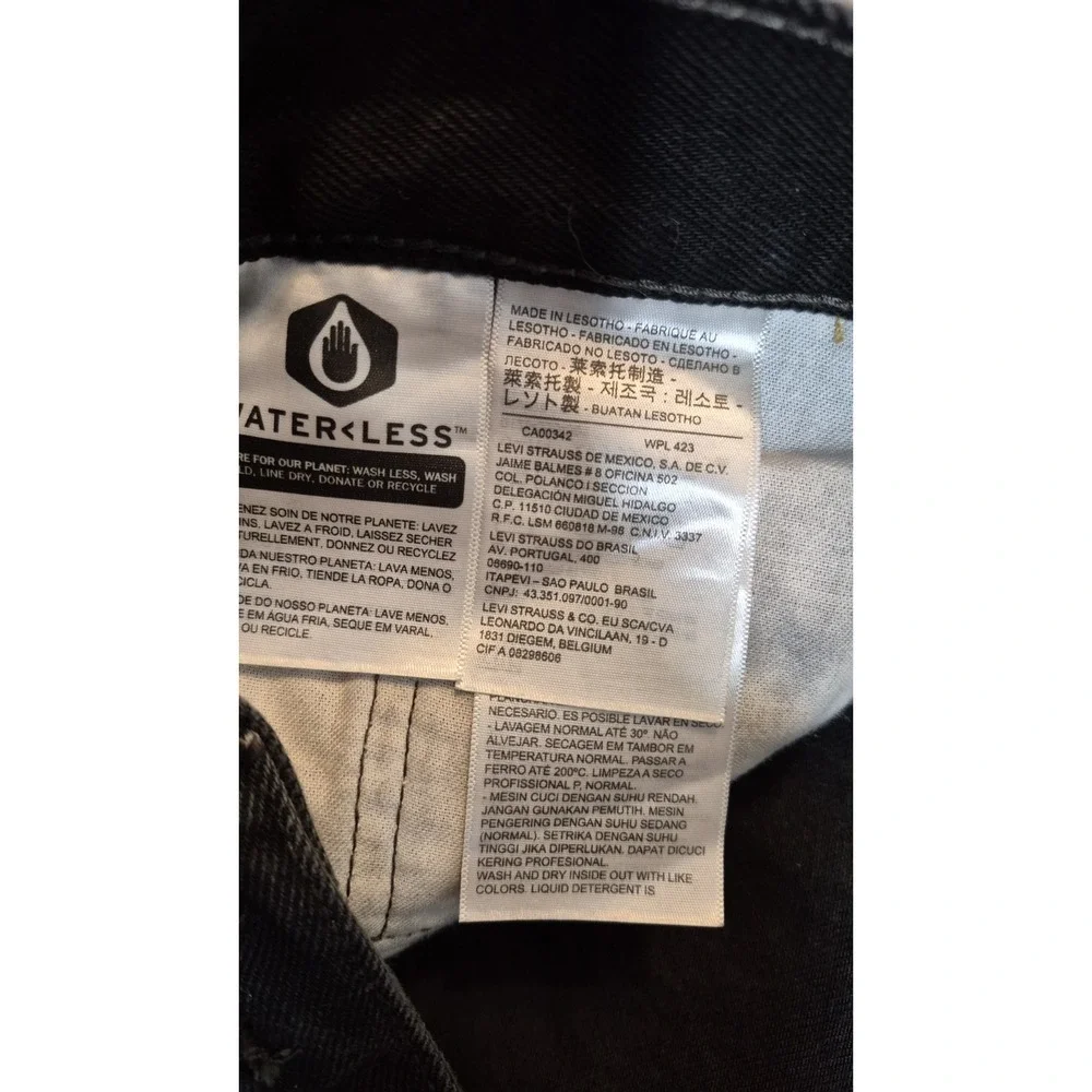VTG Levis 550 Jeans Mens‎ 44x30 Black Made in USA 90s Y2K Relaxed